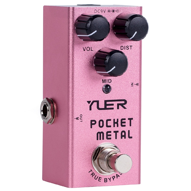 Pedal Distortion Yuer Pocket Metal