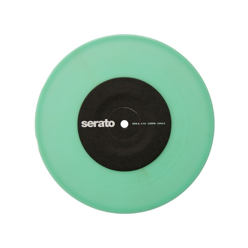 Vinilo 7" Serato Standard Colors Glow In The Dark Pareja