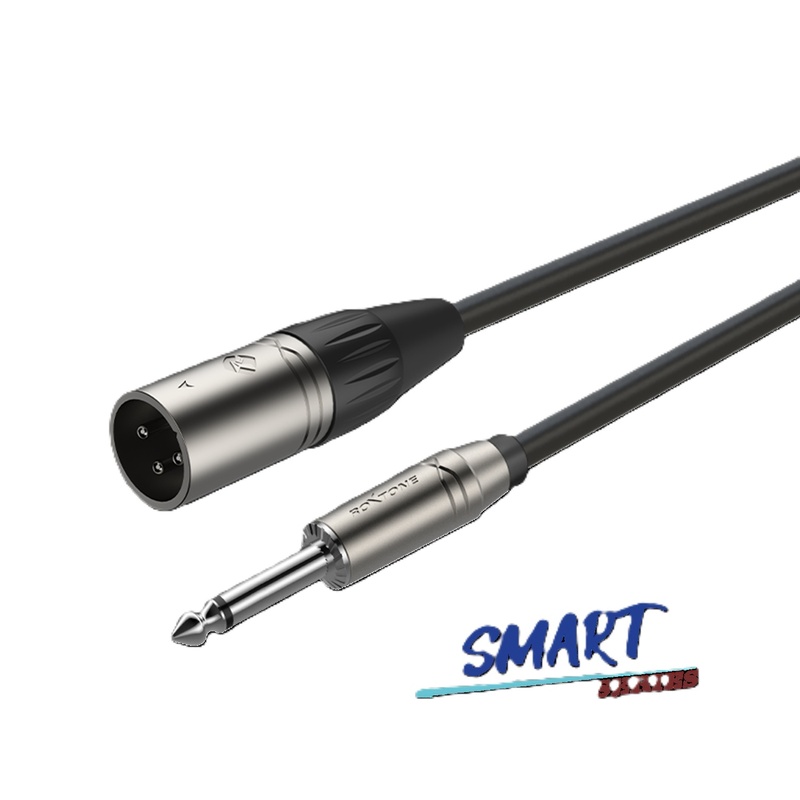 Cable Microfonía Roxtone Xlrm-1/4 3M