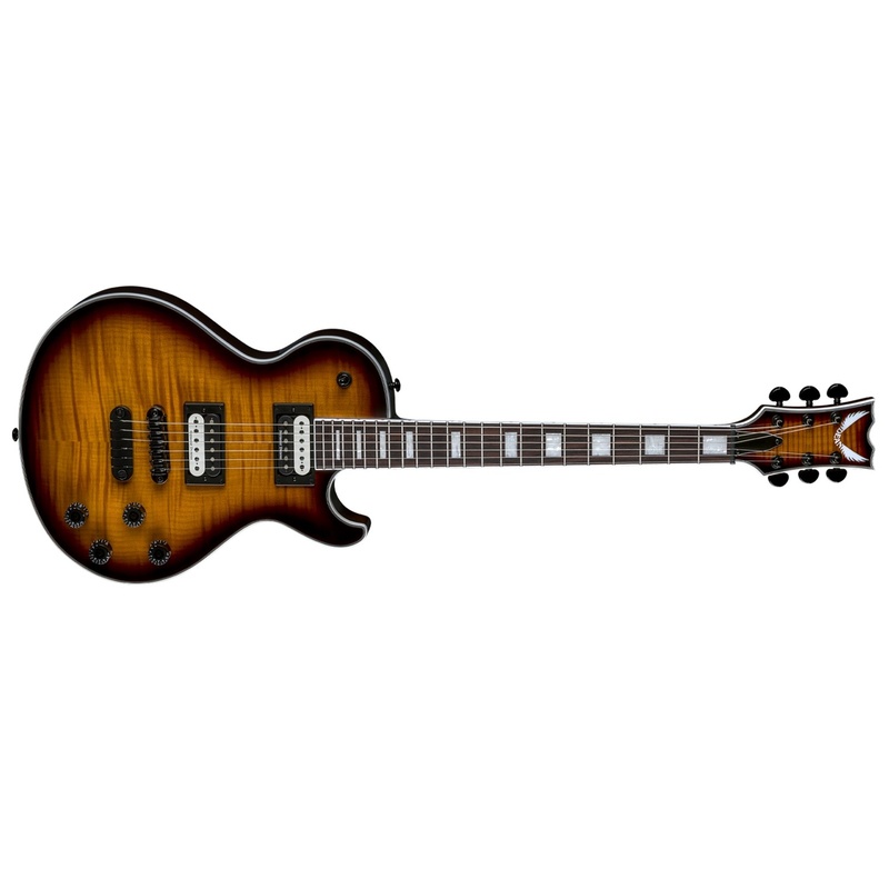 Guitarra Acustica Dean Thoroughbred Select Flame Top Tbz