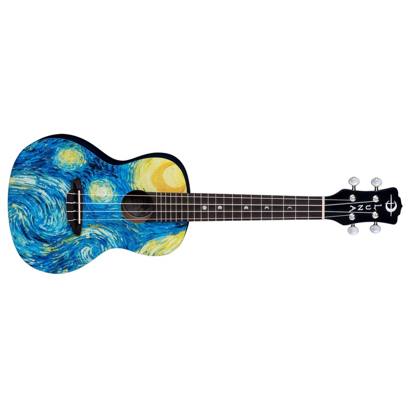 Uke De Concierto Luna Starry Night Gigbag