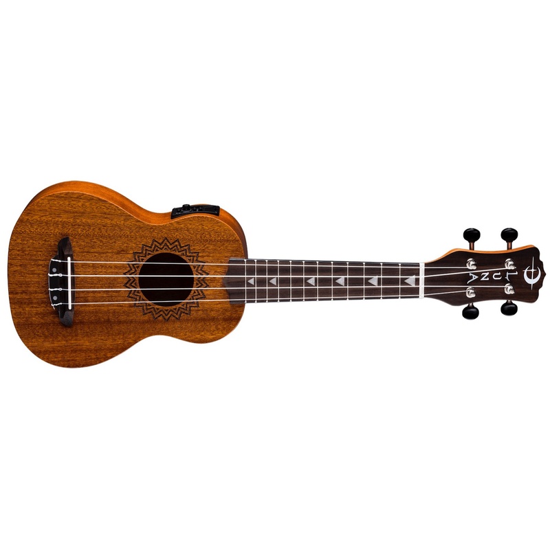 Ukelele Eléctrico Luna Vintage Mahogany Soprano W/Preamp