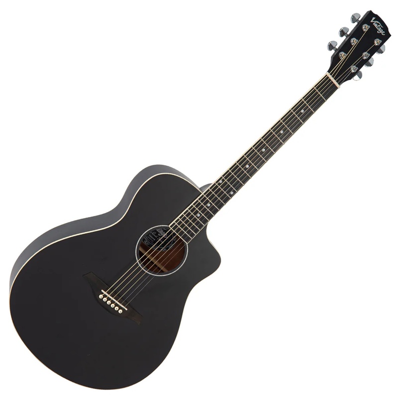 Guitarra Acústica Vintage Pacific Coast Bk