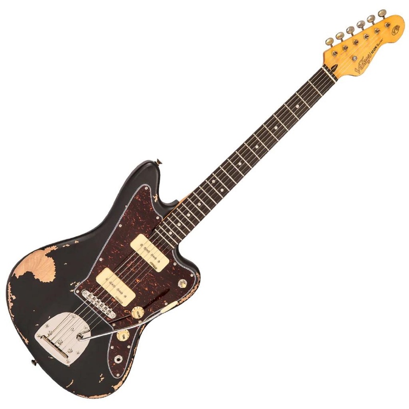 Guitarra Eléctrica Vintage V65V Icon Bk