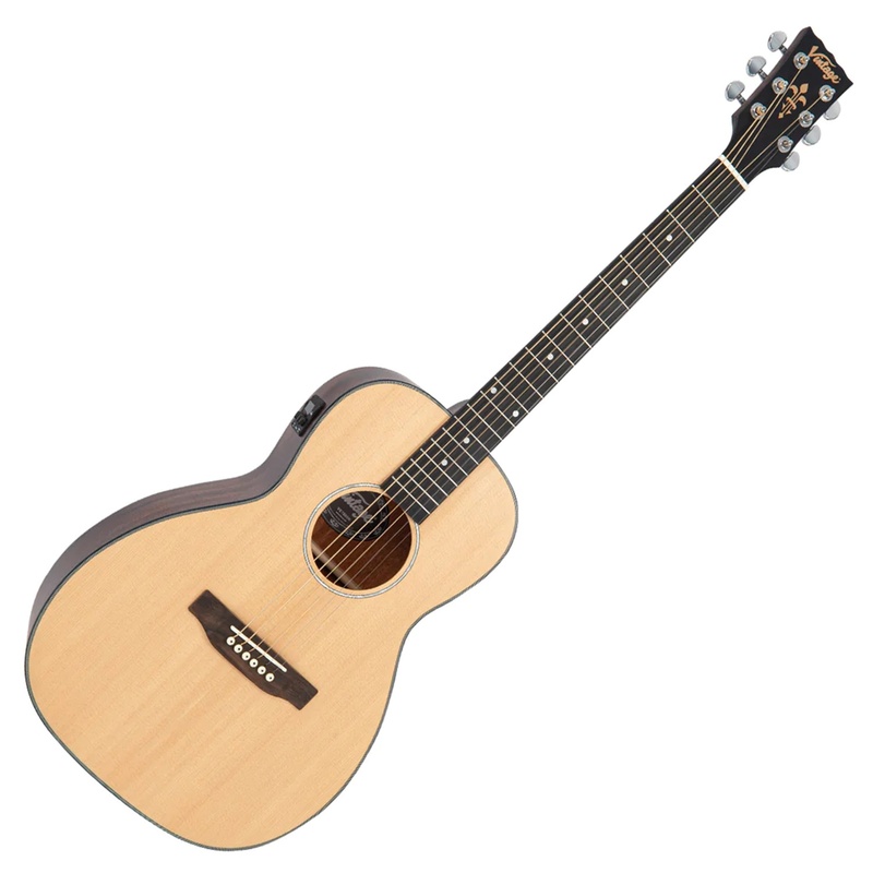 Guitarra Acuéstica Vintage Stage Series Parlour El Guitar Natural