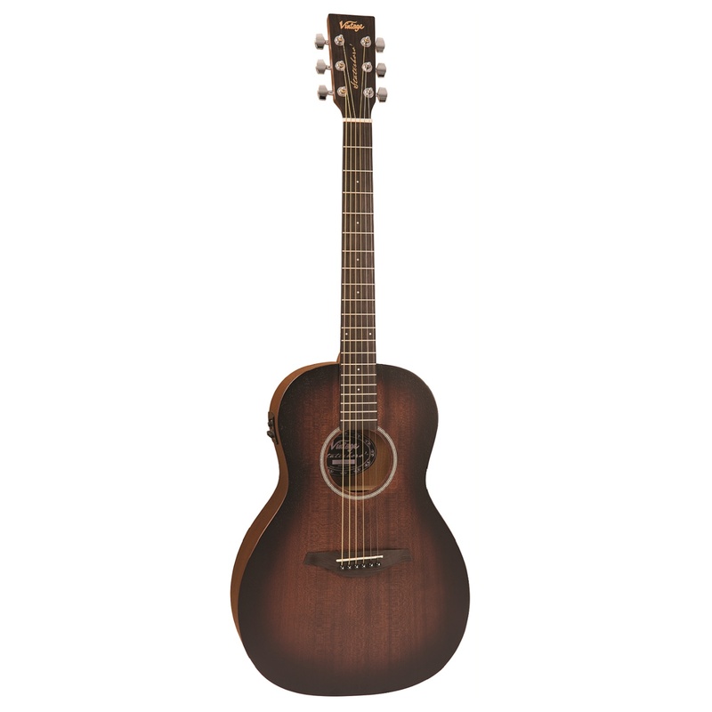 Guitarra Acústica Vintage Statesboro El Parlour Whisky Sour