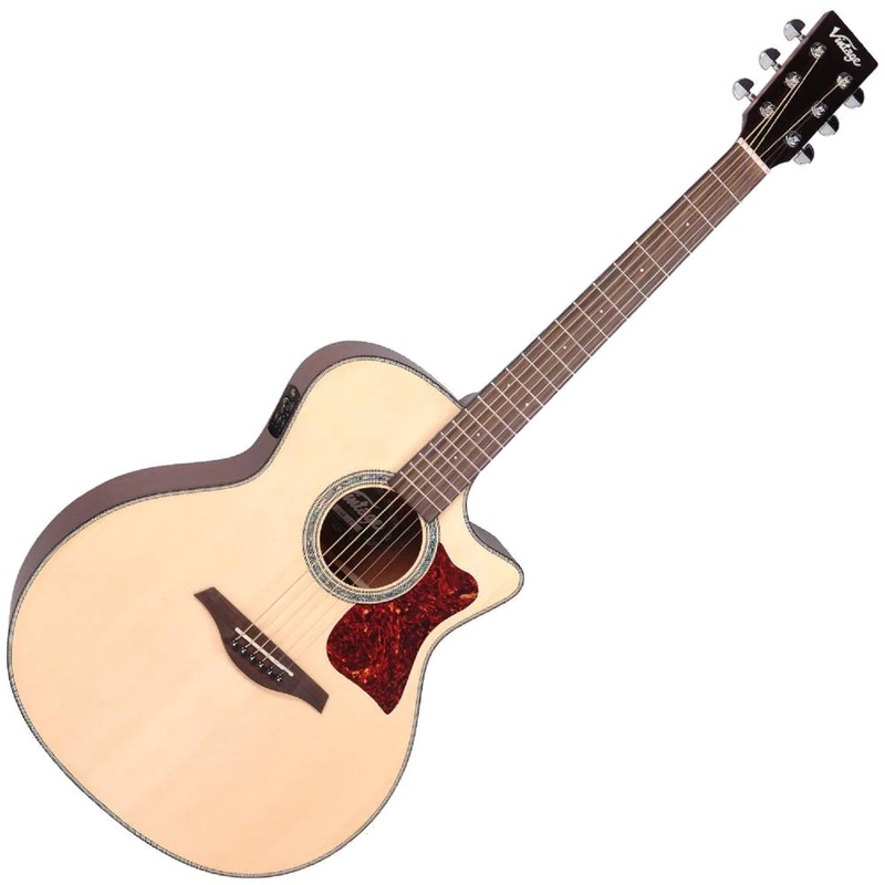 Guitarra Acústica Vintage El Sweetwater Vga990 Natural