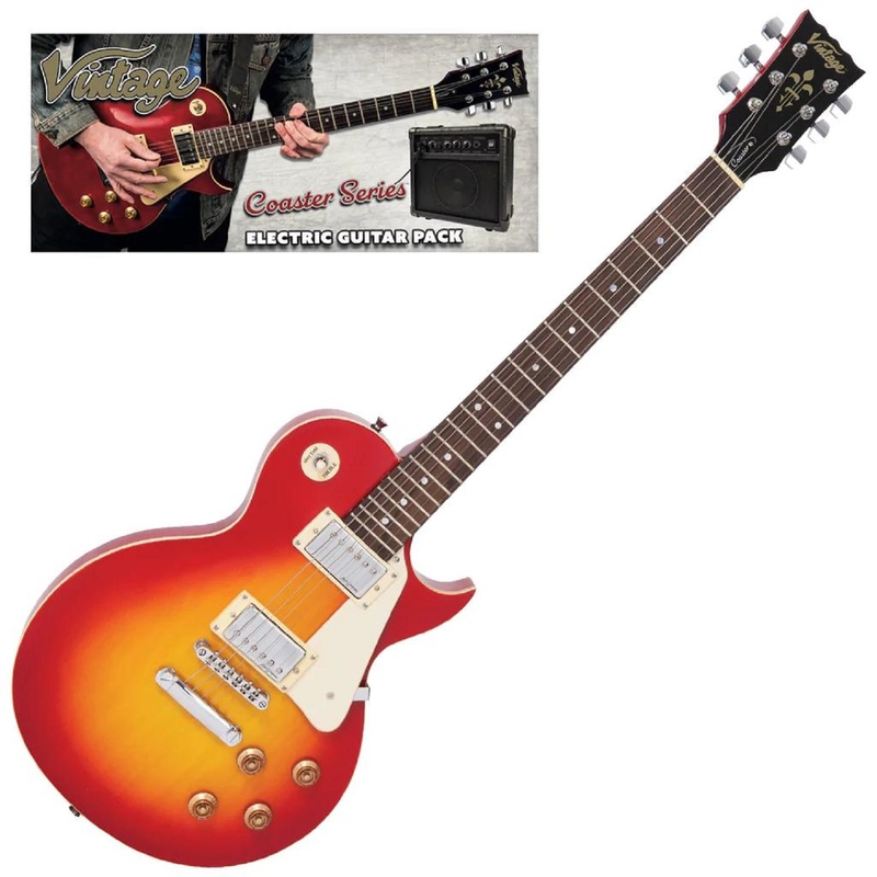 Pack Guitarra V10 Coaster Vintage Cherry Sunburst