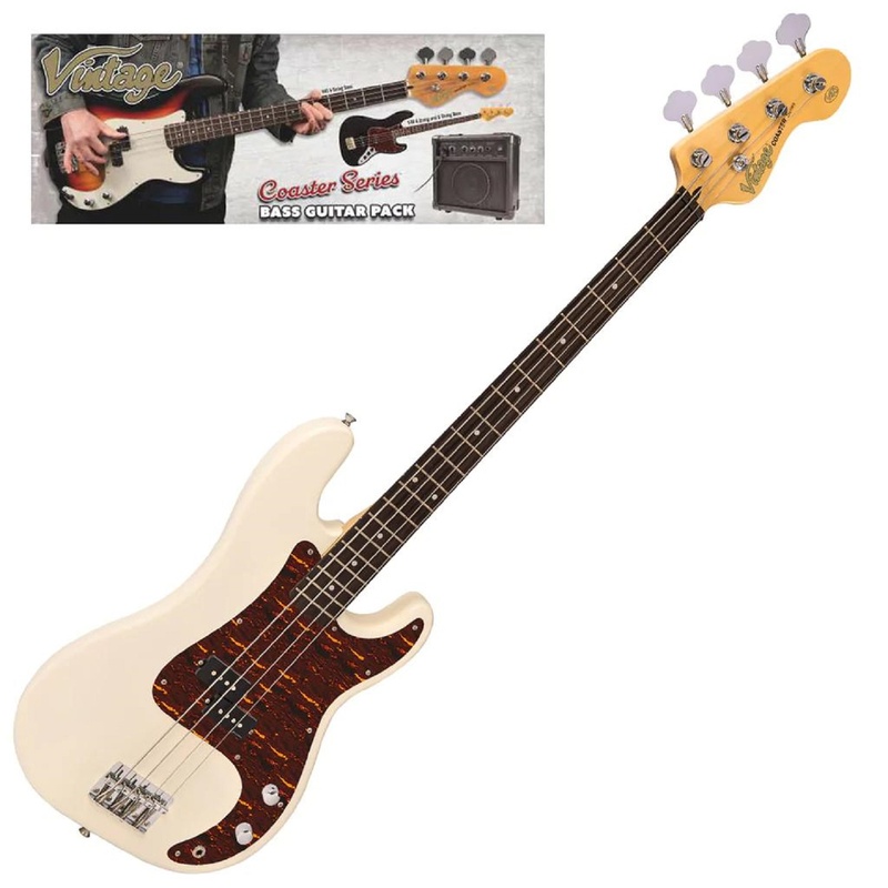 Base Guitarra Vintage V40 Coaster Pack Wh