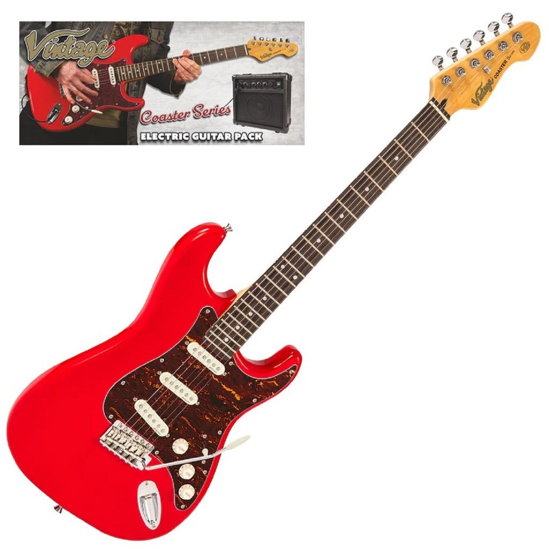 Pack De Gitarra Eléctrica Vintage V60 Coaster Gloss Re