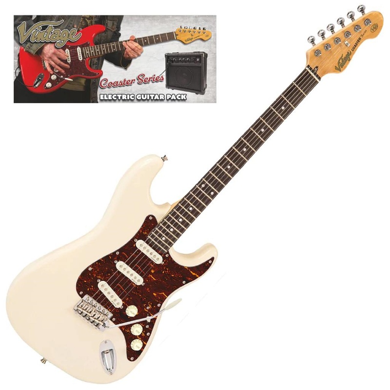 Pack Gitarra Vintage V60 Coaster Wh