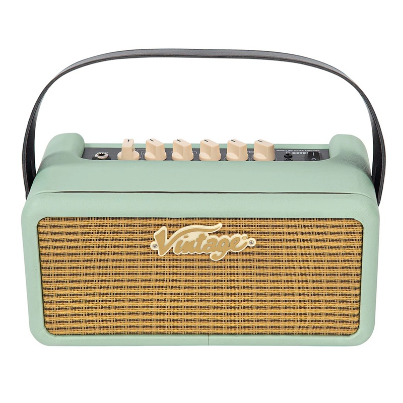 Amplificador Vintage Retro 15 Amplifier With Dsp Mint Green