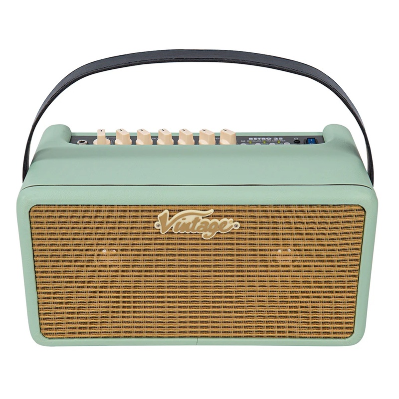 Amplificador Vintage Retro 25 Amplifier With Dsp Mint Green