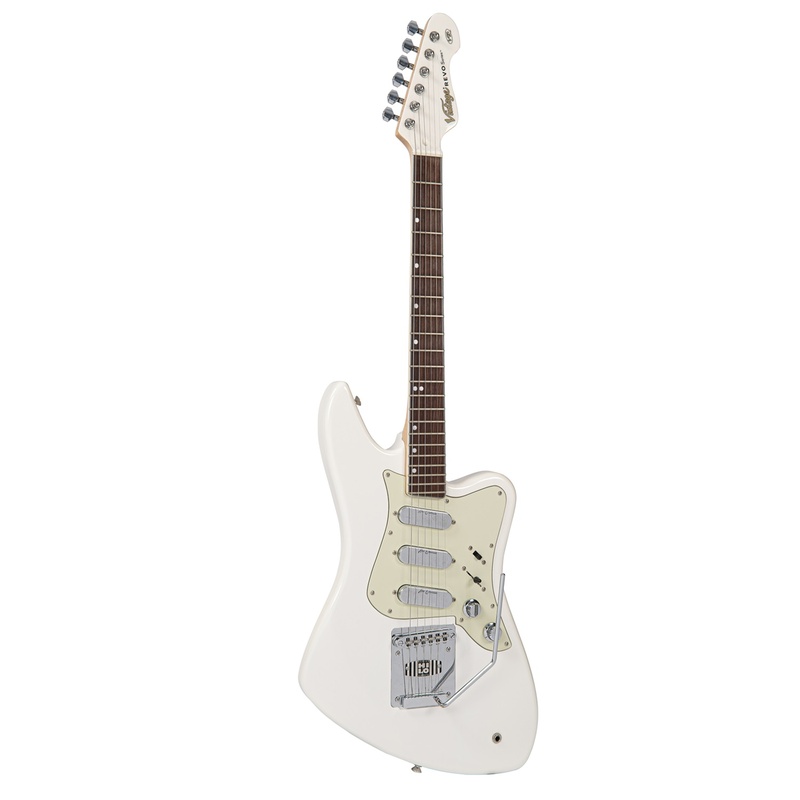 Guitarra Eléctrica Vintage Revo Astrostar Arctic Wh