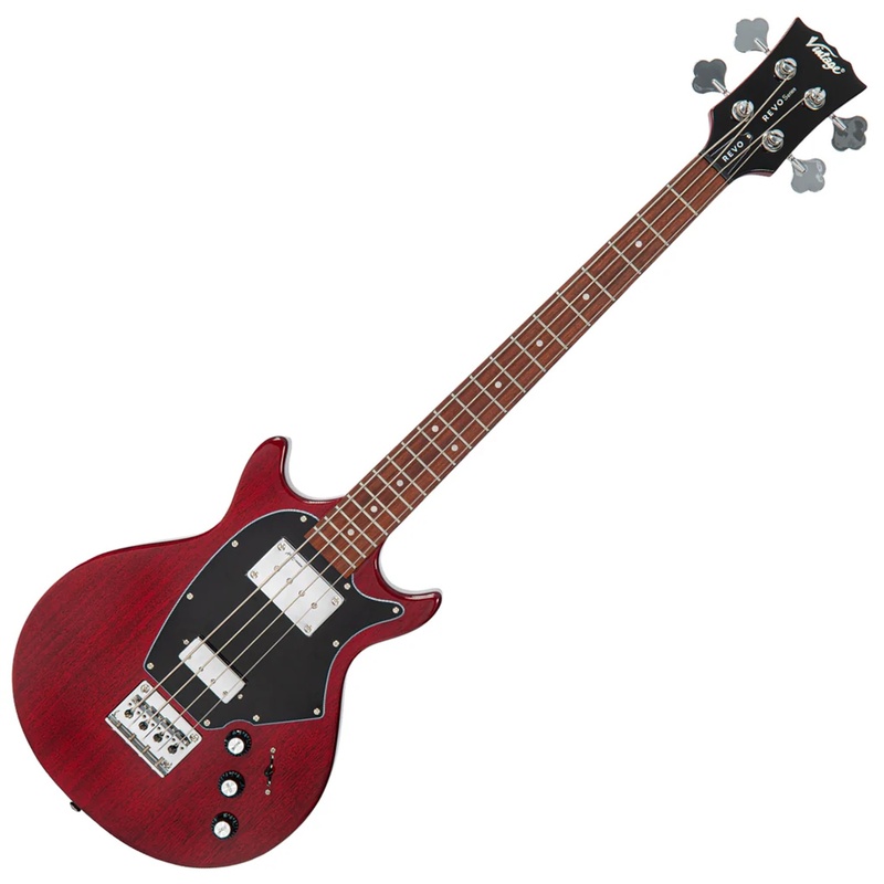 Bass Vintage Revo Callan Bass Thru Cherry Red