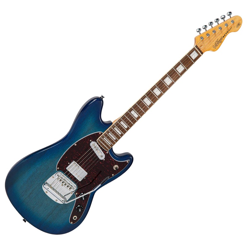 Guitarra Eléctrica Vintage Revo Colt Hs Duo Blueburst