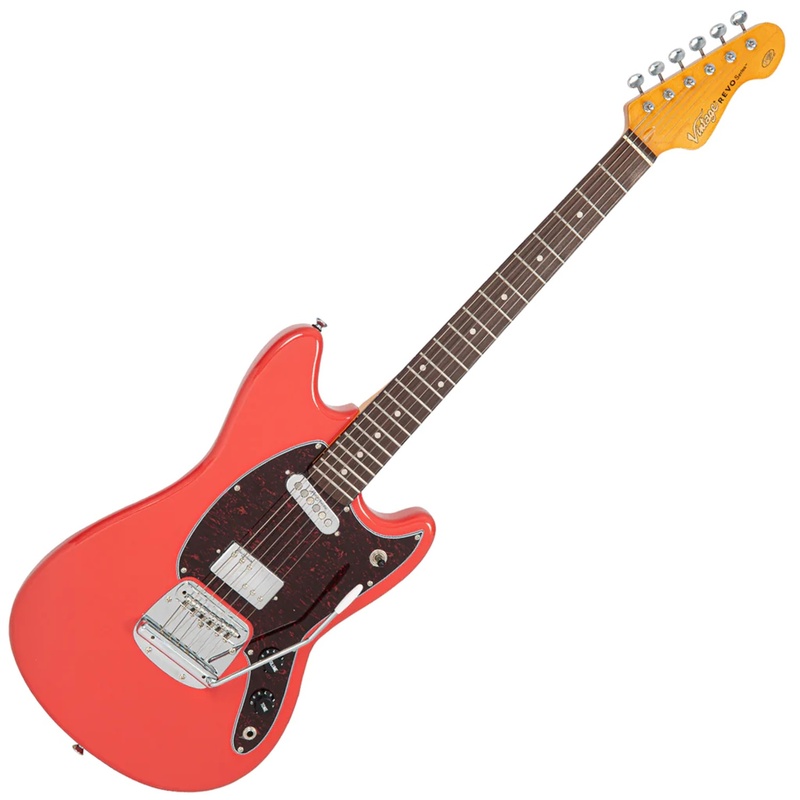 Guitarra Eléctrica Vintage Revo Colt Hs Duo Firenza Red