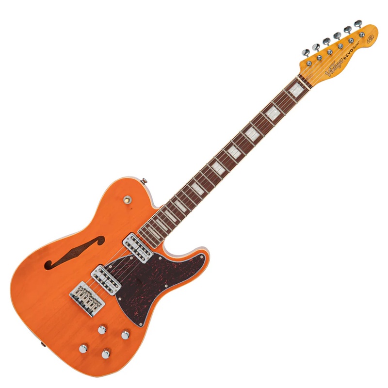 Guitarra Eléctrica Vintage Revo Midline Trans Or