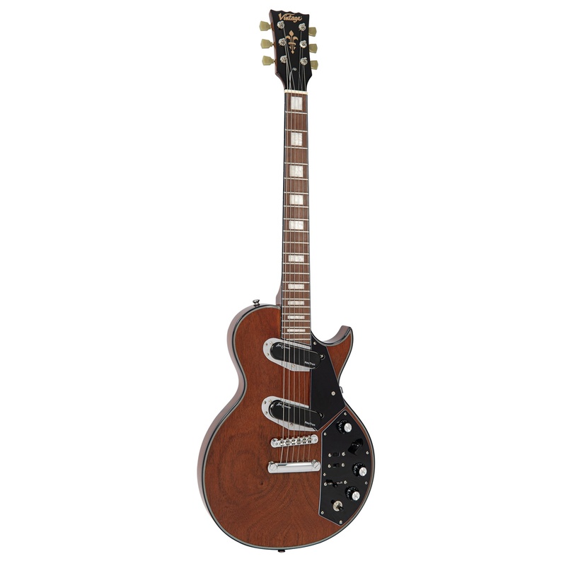 Guitarra Eléctrica Vintage Revo Sessionman Mahogany