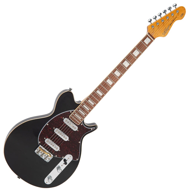 Guitarra Eléctrica Vintage Revo Vision Boulevard Bk