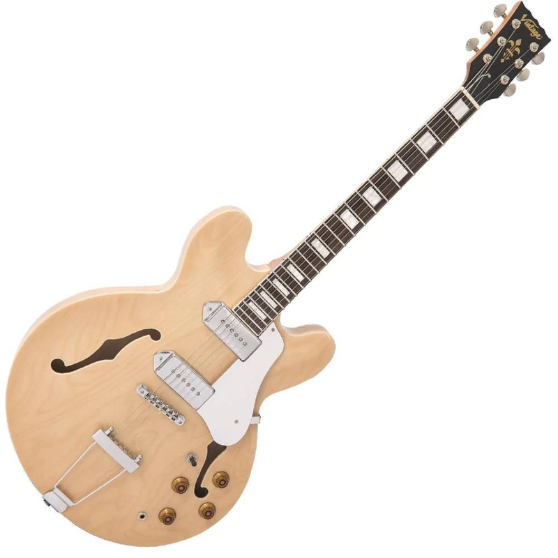 Guitarra Semi-Acústica Vintage Vsa500P Twin W90
