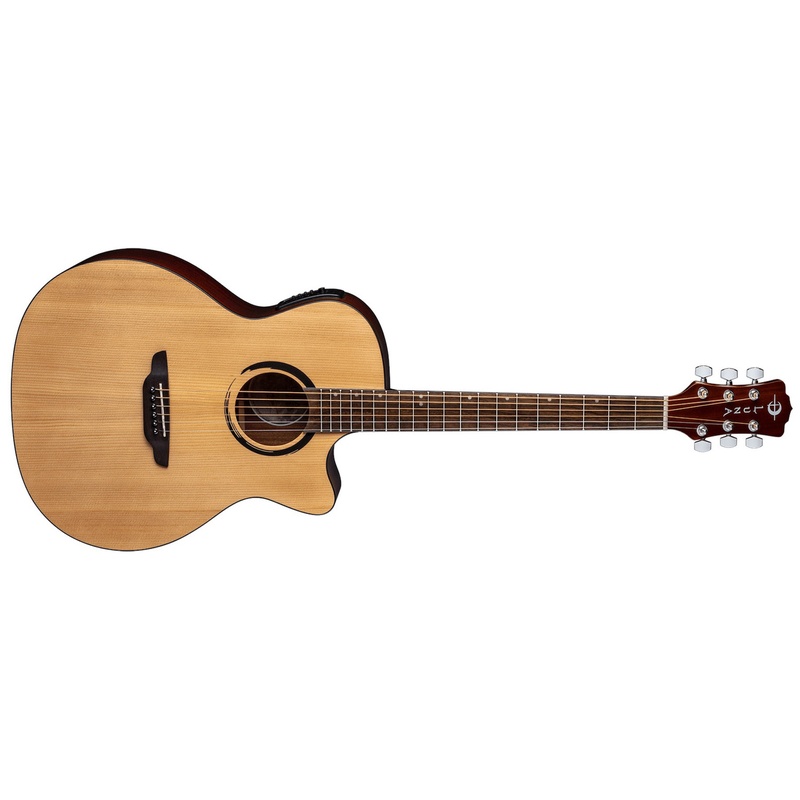 Guitarra Acustica Luna Wabi Sabi Grand Concert Solid Top A/E