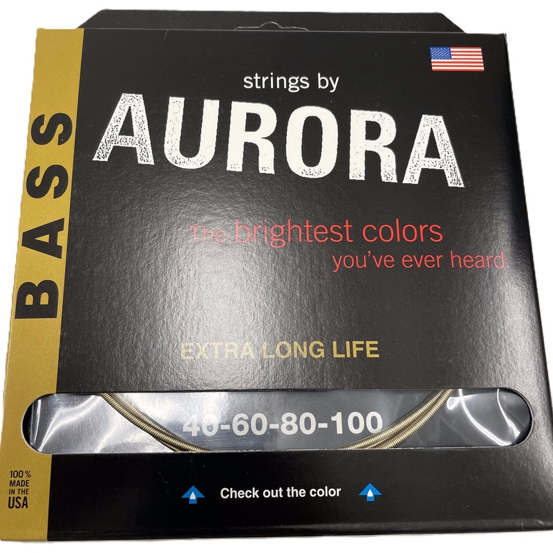 Cuerdas De Bajo Aurora Strings Gold 40-100