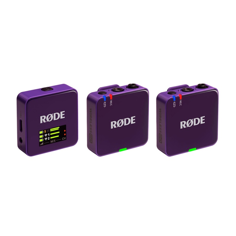 Microfónico Wireless Rode Go Iii Purple
