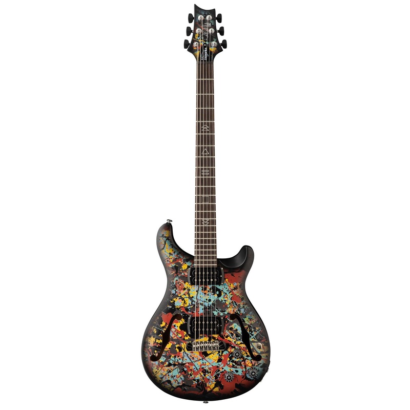 GUITARRA ELÉCTRICA PRS SE ED SHEERAN COSMIC SPLASH HOLLOWBODY BARITONE LTD