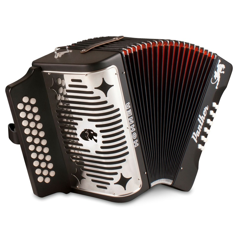 ACORDEON DE BOTONES DIATONICO HOHNER PANTHER GCF BK