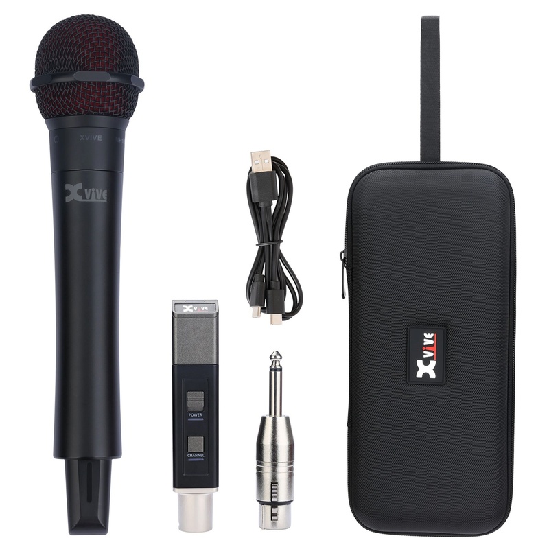 SISTEMA DE MICRÓFONO INALÁMBRICO XVIVE M5 BK