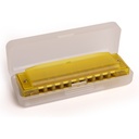 ARMÓNICA DIATÓNICA HOHNER TRANSLUCENT HARP YELLOW HARDCASE