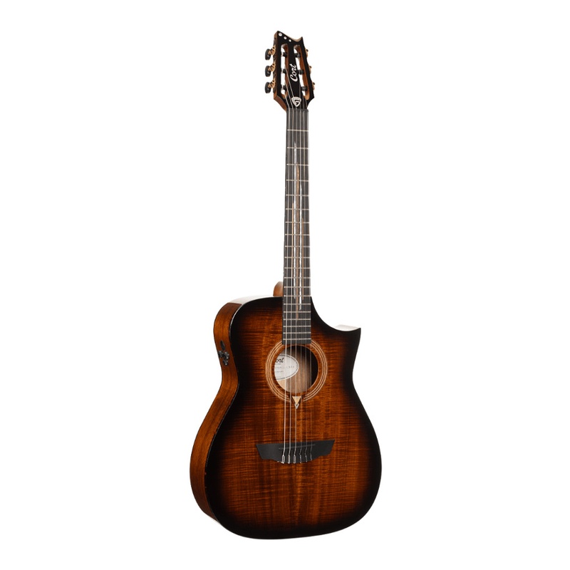BAJO DE 4 CUERDAS CORT LUXE NYLON II BKB BK