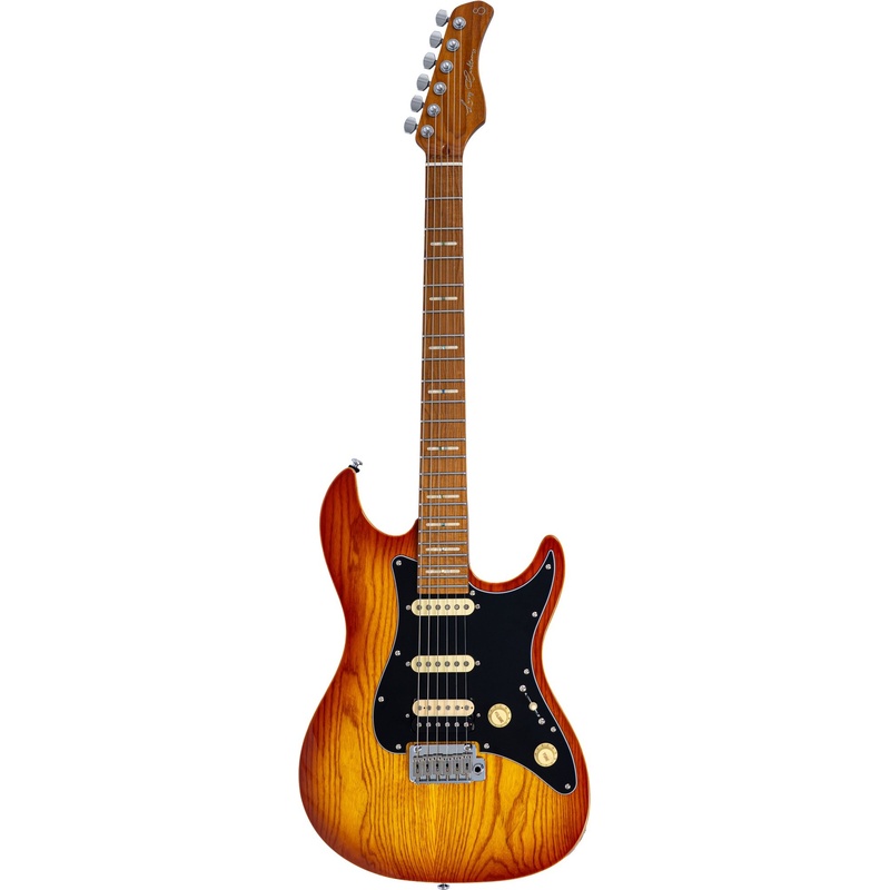 GUITARRA ELÉCTRICA SIRE GUITARS S7 ASH TOP AMBER BURST