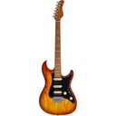 GUITARRA ELÉCTRICA SIRE GUITARS S7 ASH TOP AMBER BURST
