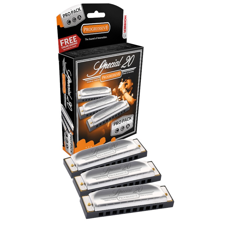 ARMÓNICA DIATÓNICA HOHNER SPECIAL 20 PROPACK CGA