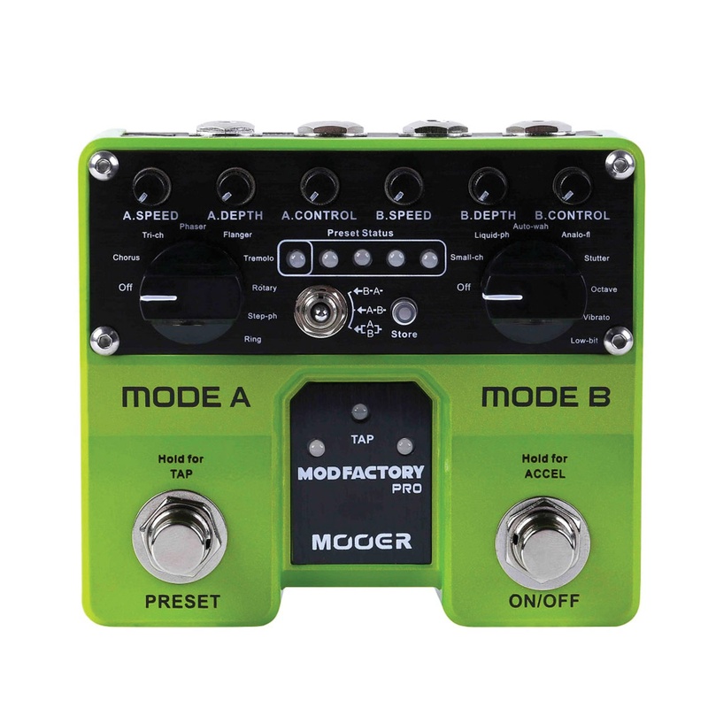 PEDALERA MULTI-EFECTOS DE SUELO PARA GUITARRA MOOER MOD FACTORY PRO DUAL ENGINE MODULATION