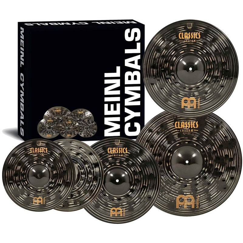 PLATOS DE BATERÍA MEINL CLASSICS CUSTOM DARK CCD460+18 BK