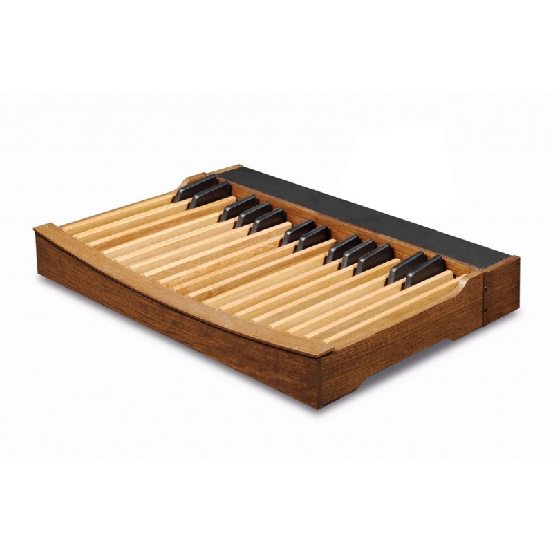 PEDALERA DE BAJOS VISCOUNT 30 MIDI RECTA CONCAVA ROBLE OSCURO