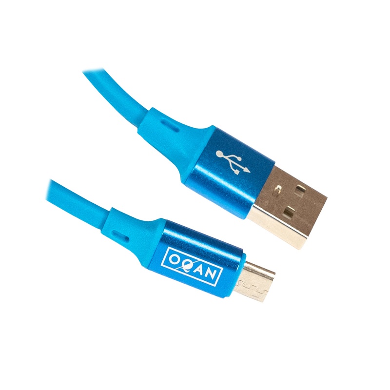 CABLE MICRO USB OQAN MICROUSB A USB 150CM AZUL