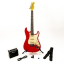 PACK DE GUITARRA ELÉCTRICA OQAN RIFF SERIES QGE-RST2 RD