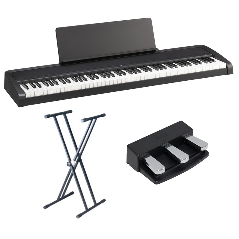 PIANO DIGITAL KIT KORG B2 AKS02 PU2 BK