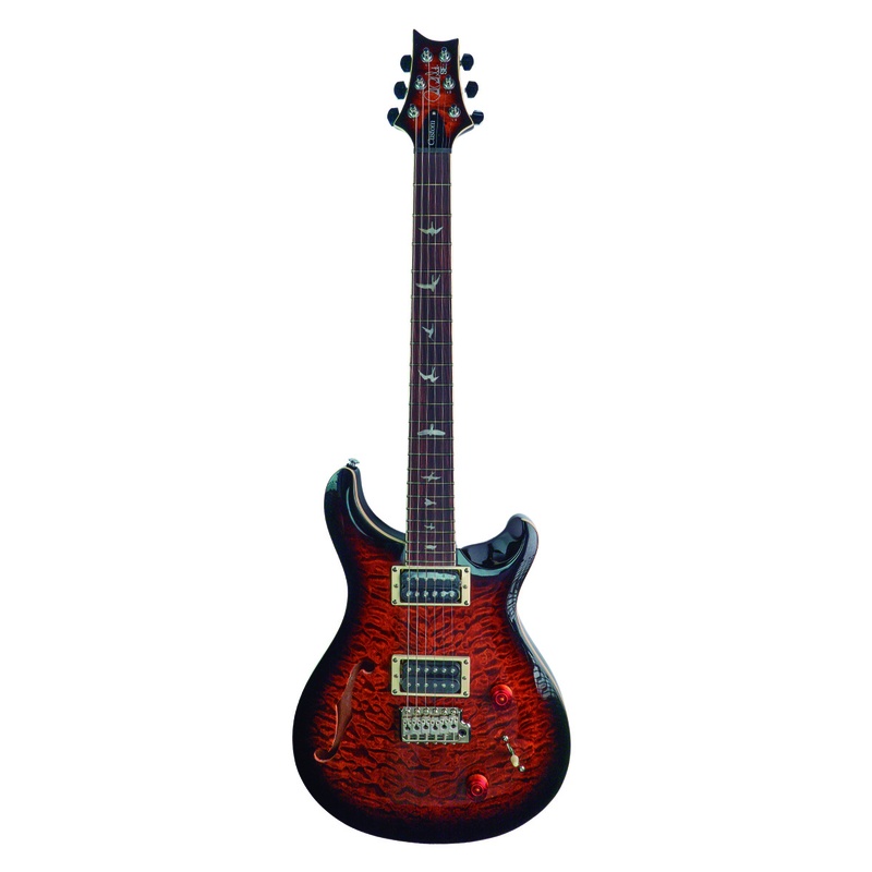 GUITARRA DE CUERPO SEMI-HUECO PRS GUITARS SE CUSTOM 22 BK GOLD SUNBURST