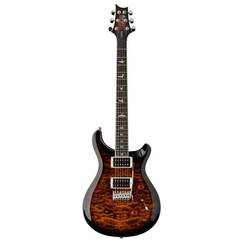 GUITARRA ELÉCTRICA DOUBLE CUT PRS SE CUSTOM 24 QUILT BK