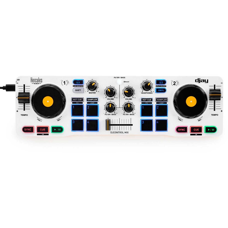 CONTROLADORA DE DJ HERCULES DJ DJCONTROL MIX