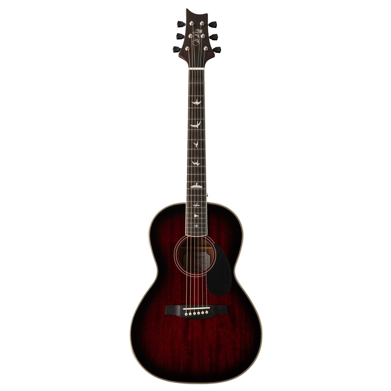 GUITARRA ELECTROACUSTICA PRS SE PARLOR 20 PIEZO FG FIRE RED BURST