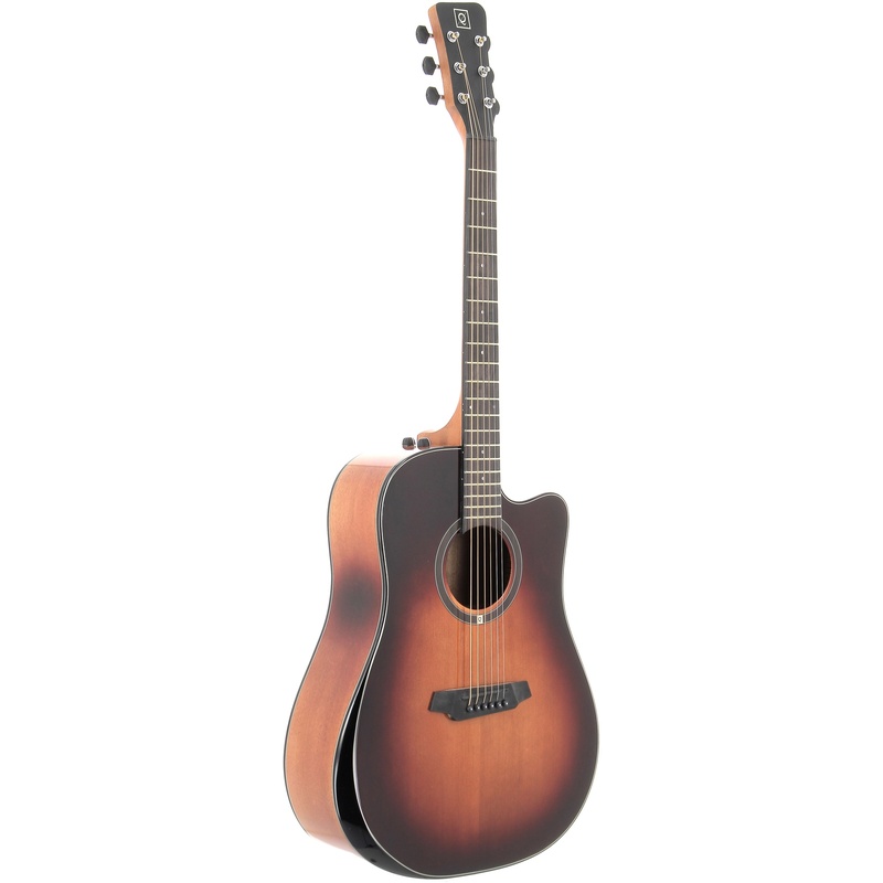 GUITARRA ELECTROACUSTICA OQAN QGA-100CE SBG