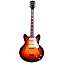 GUITARRA DE CUERPO SEMI-HUECO VOX BOBCAT S66 SUNBURST