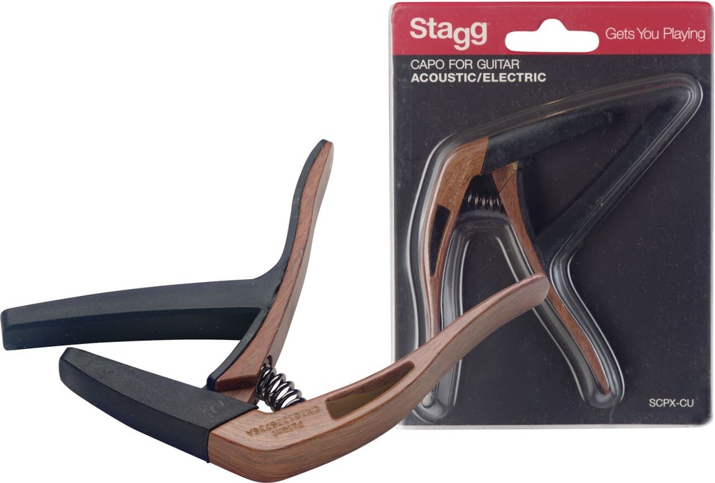 Cejilla Stagg Scpx-Fl Dkwood Clásica