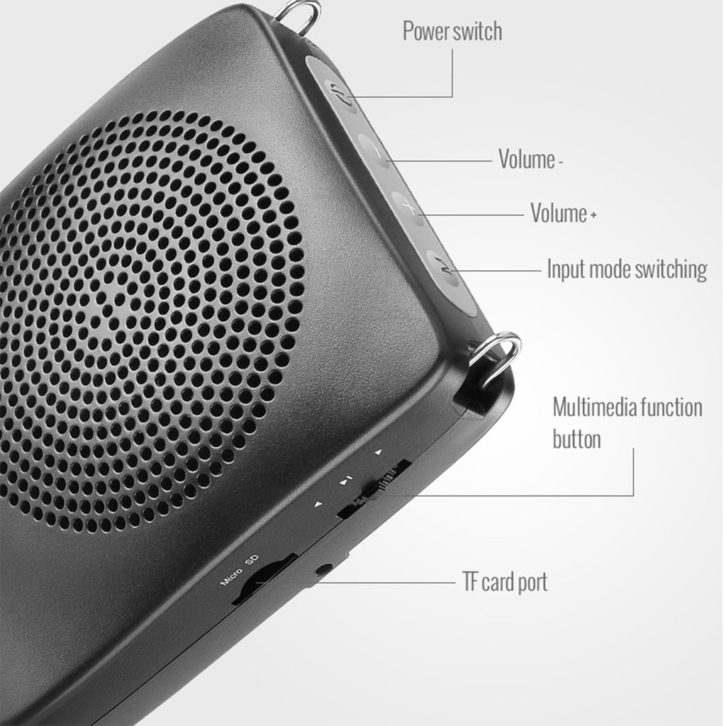 Amplificador Con Microfono Takstar E-128